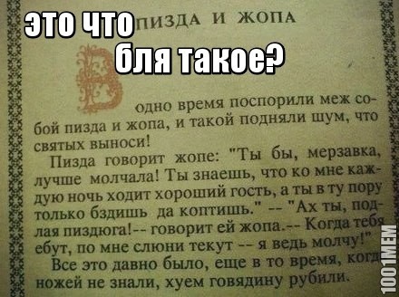 что за хуйню я только что прочитала?