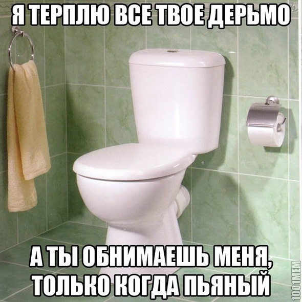 бедный унитазик