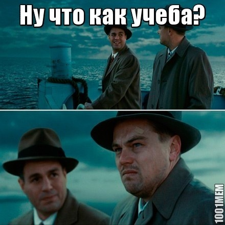 Ну что как учеба?