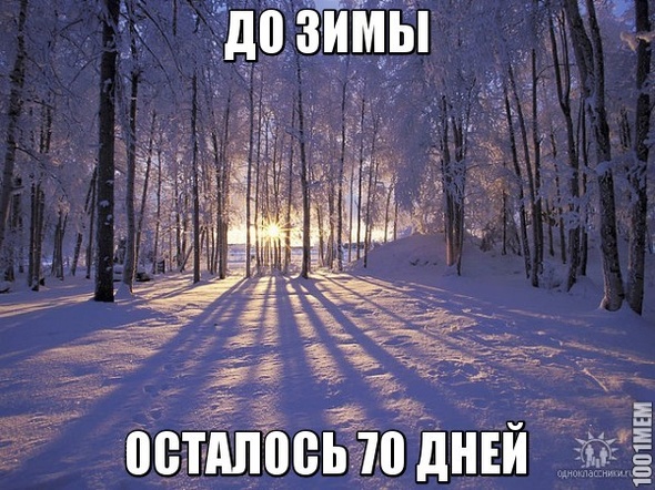 Отсчет дней до зимы