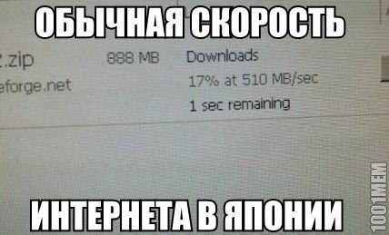 Обычная скорость...