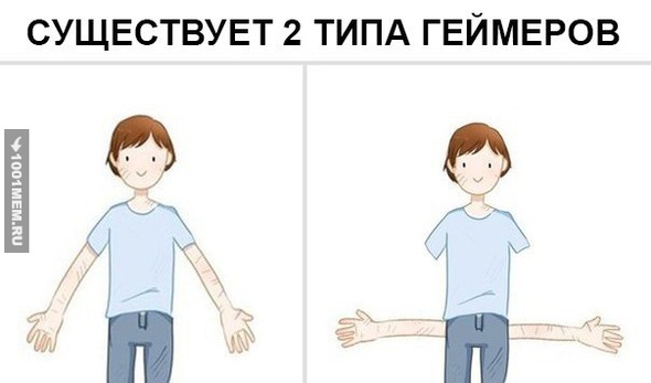 Существует 2 типа геймеров