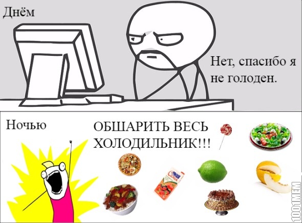 Днём и ночью...