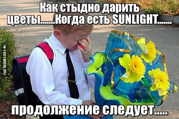 Когда есть SUNLIGHT