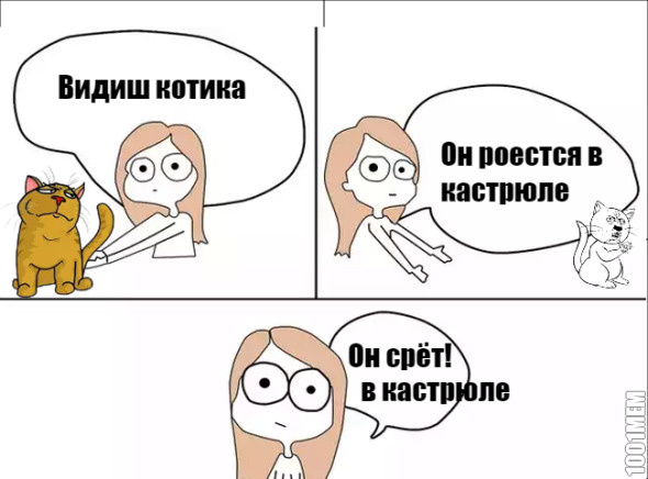 Срёт в кастюле