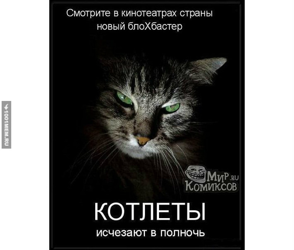 Котлеты исчезают в полночь