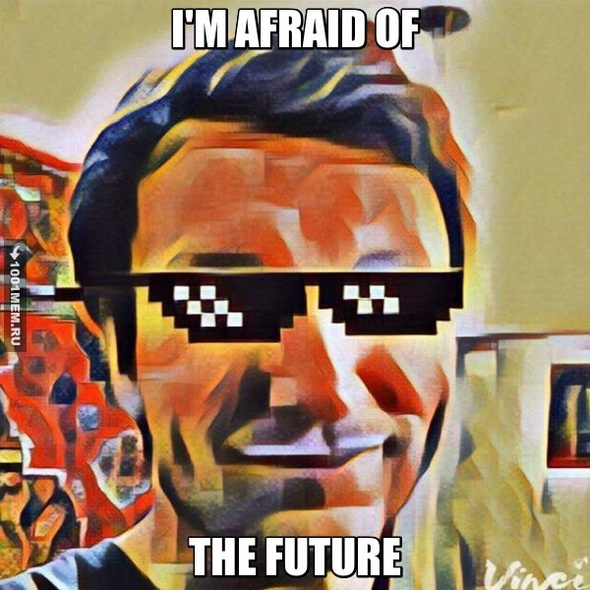 afraid the future