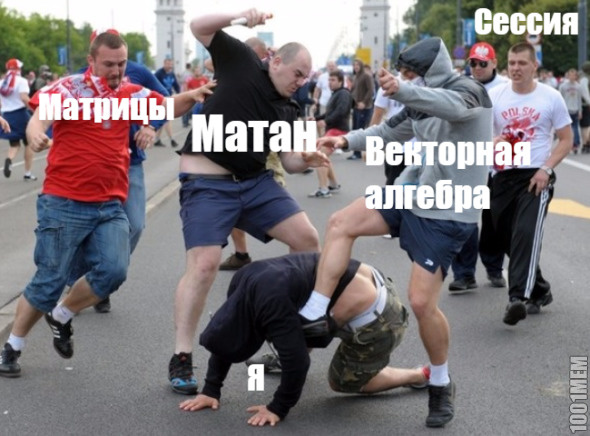 Сессия, матан, боль