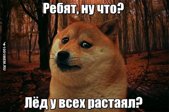 Тает лёд